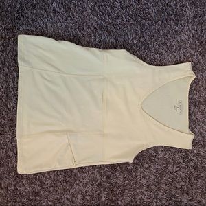 Light yellow athleta tank top